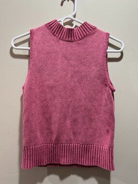 Dark Pink Sweater Vest